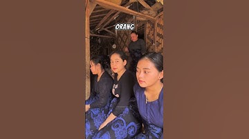 PROSESI ACARA PERNIKAHAN BADUY LUAR #baduy  #baduyluar #pernikahanbaduy #sukubaduy #gadisbaduy