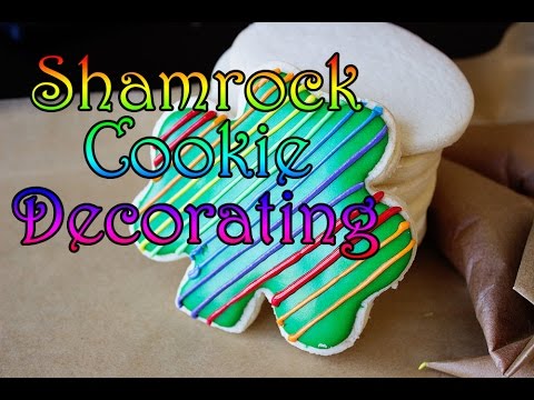 St. Patrick's Day Shamrock Cookies