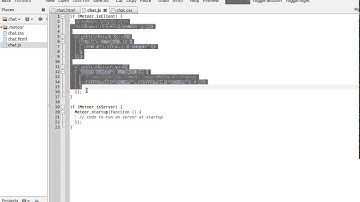 Meteor.js chat tutorial part 3 - Default application structure