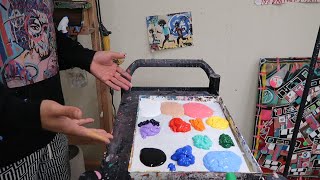 How To Setup Your 6-Figured Paint Palette in Studio - Selling Art on eBay