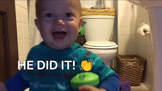 Heres how I taught my toddler to get on the potty all by himself