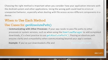 Should You Use getPath or getAbsolutePath in Android?