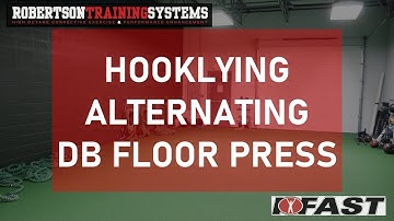 Hooklying Alternating DB Floor Press