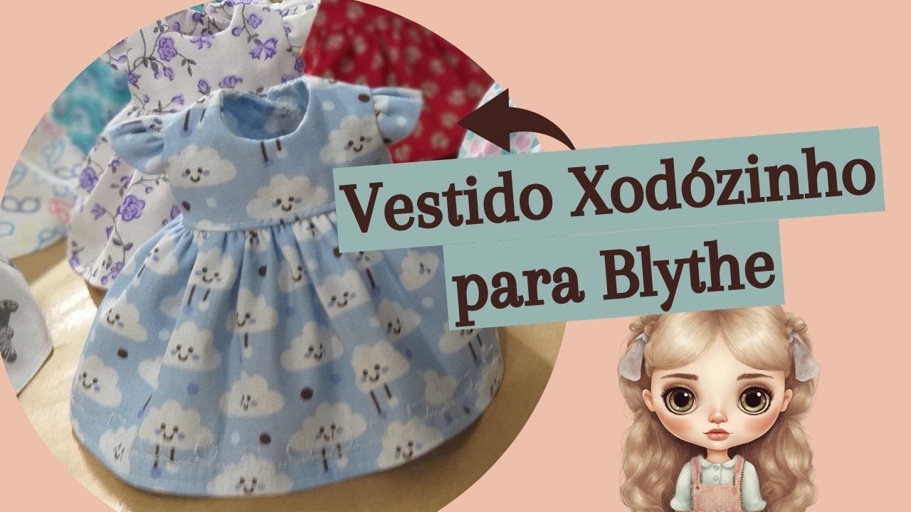 APRENDA A FAZER VESTIDO para BARBIE - Diy - Risoleta 