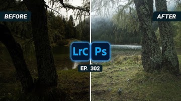 DREAMY Forest Photo Edit with Adobe Lightroom & Photoshop | QE #302