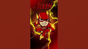 ARTIST DRAWS THE FLASH USING PROCREATE #shorts