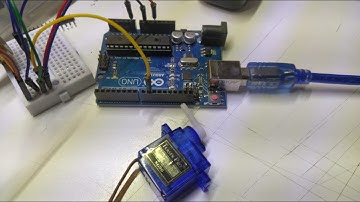 Control de servo motor con visual basic