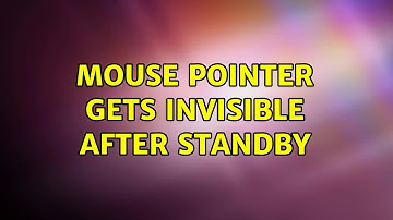 Ubuntu: Mouse pointer gets invisible after standby
