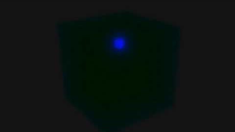 Blender 2.7 Light in a cube (Cycles Volume shader test)