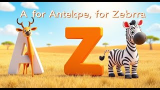 ABC Animal Quest 🌟🦓 | A for Antelope to Z for Zebra | Alphabet Adventure Story for Kids