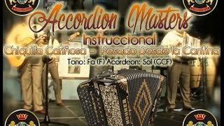Chiquilla Cariñosa Instruccional Completo Acordeon De SOL |Accordion Masters|