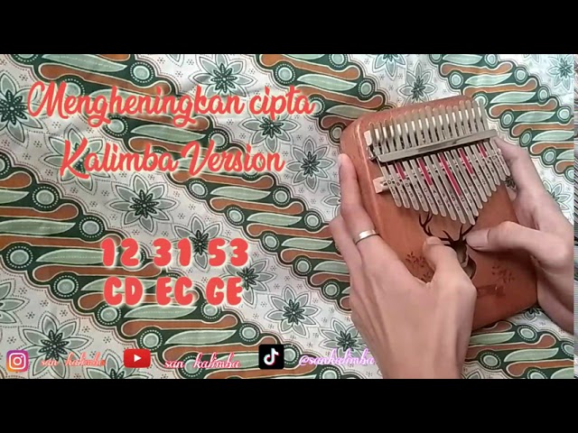 Ibu Kita Kartini Chord Kalimba Mengheningkan Cipta Kalimba Version Dengan Not Angka - YouTube