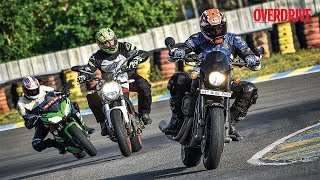 We have three entry-level big bikes here that prove to be stunning ...