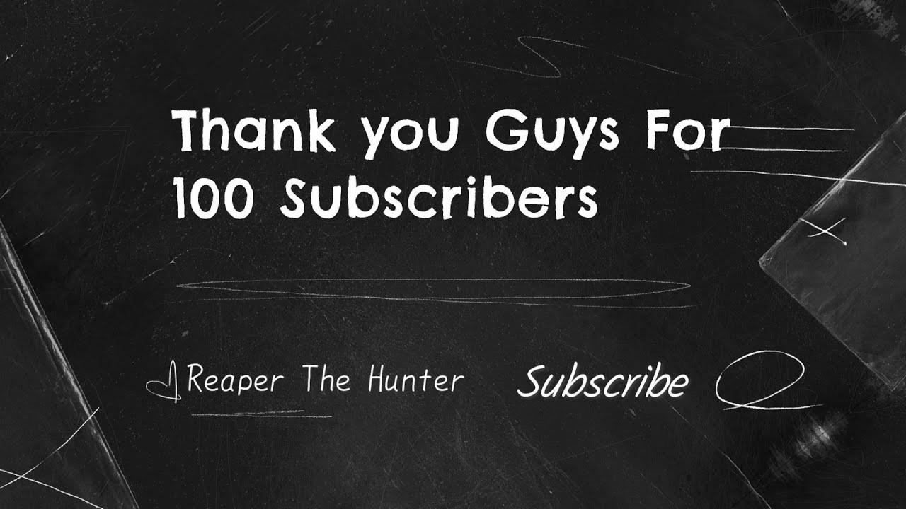THANK YALL FOR 100 SUBSCRIBERS ;)))))