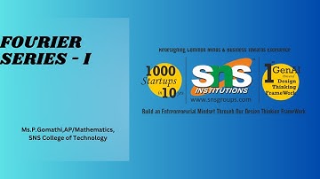 Case study on Fourier series| Partial Differential equations and Transforms |SNS Institutions