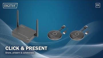 DIGITUS® Click & Present Pro - Wireless Collaboration System