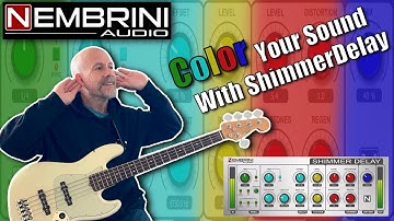Color your sound with ShimmerDelay Ambient Machine from Nembrini Audio