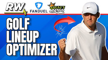 RotoWire Golf Lineup Optimizer Tutorial. Helps with DraftKings, FanDuel, and more.