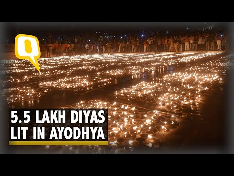 Ayodhya Deepotsav: 5.5 Lakh Diyas Lit, Making World Record | The Quint