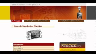 Barcode Numbering Machine | Contact Us: Mr.S.P.MANOKER 93613 13007