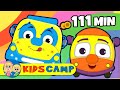 Wheels On The Bus Popular Nursery Rhymes Collection By KidsCamp 111 Minutes Kids Songs 