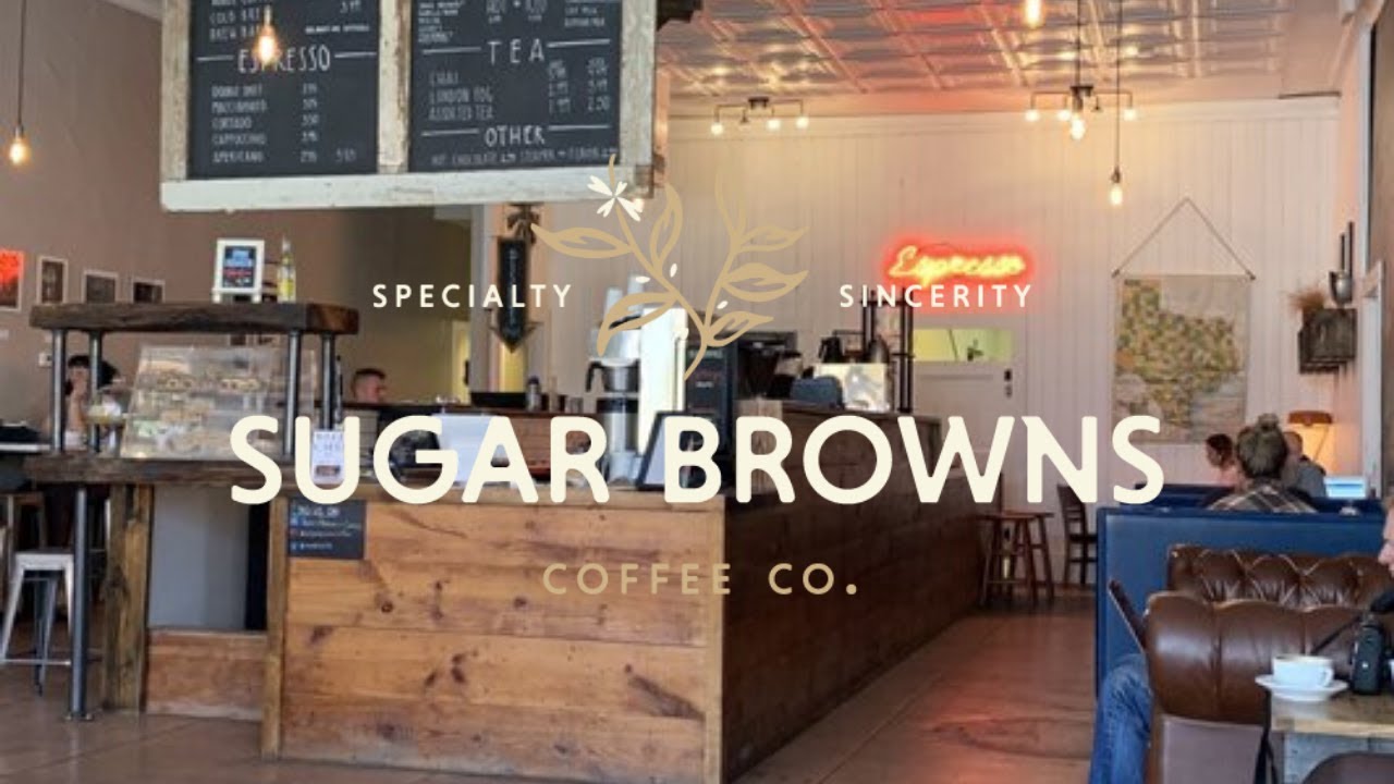 sugar browns coffee co. café critiques YouTube