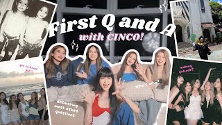 FIRST Q&A with CINCO (how we met?!) | NICOLE MENDOZA