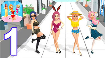 Dress Up Sisters - Gameplay Part 1 - All Levels 1-7 Max Level (Android, iOS)