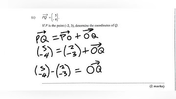 Question 10(c) | CSEC Math May 2024| Vectors