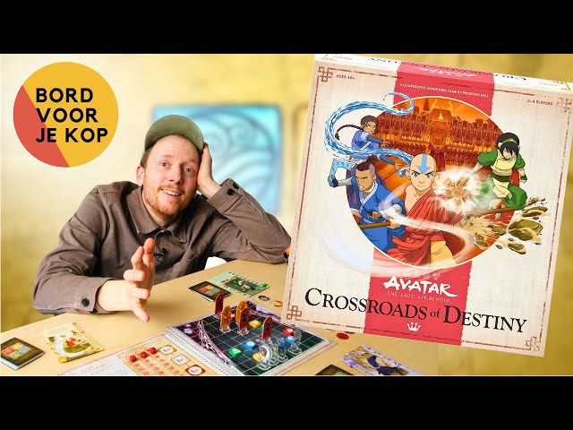 🌊 Avatar – Crossroads Of Destiny – Kooperatives Strategiespiel – Team Avatar Abenteuer – 2–4 Spieler Ab 10 Jahren – 45 Min. – Inkl. 15 Story-Begegnungen & 12 Kämpfen – Mit Acryl-Helden & Element-Plättchen