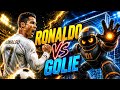 Ronaldo vs My Unbeatable Goalie Robot ⚽️🏈 || #Ronaldo #vs #Robot #match #football #viral #video 