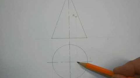 solid in contact Find point on cone in plan