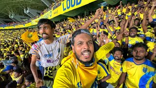 മഞ്ഞപ്പട ഉയർത്തെഴുന്നേറ്റപ്പോൾ😎 | KBFC vs FCG | DV091 | @keralablasters.