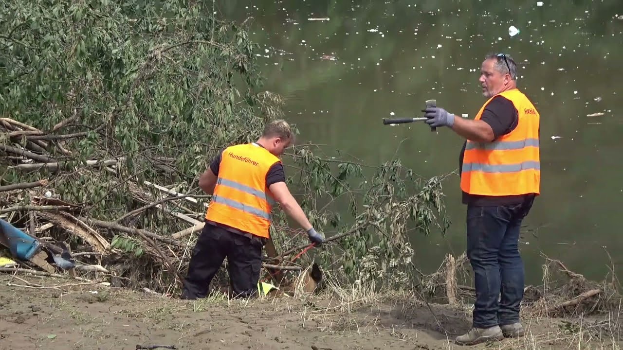 Tag 8 - nach der Hochwasserkatastrophe: Campingplatz Gut Pützfeld - bei Ahrbrück