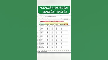 Calculate WEIGHTED AVERAGE in Seconds FAST in Excel!