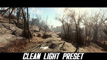 Fallout 4 Mods: Clean Light Preset by GWP14