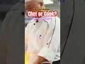 👨🏽‍🍳Chef or Cook? What is a Chef? What is a Cook? #chef #cook #kitchen #restaurant #vocabulary