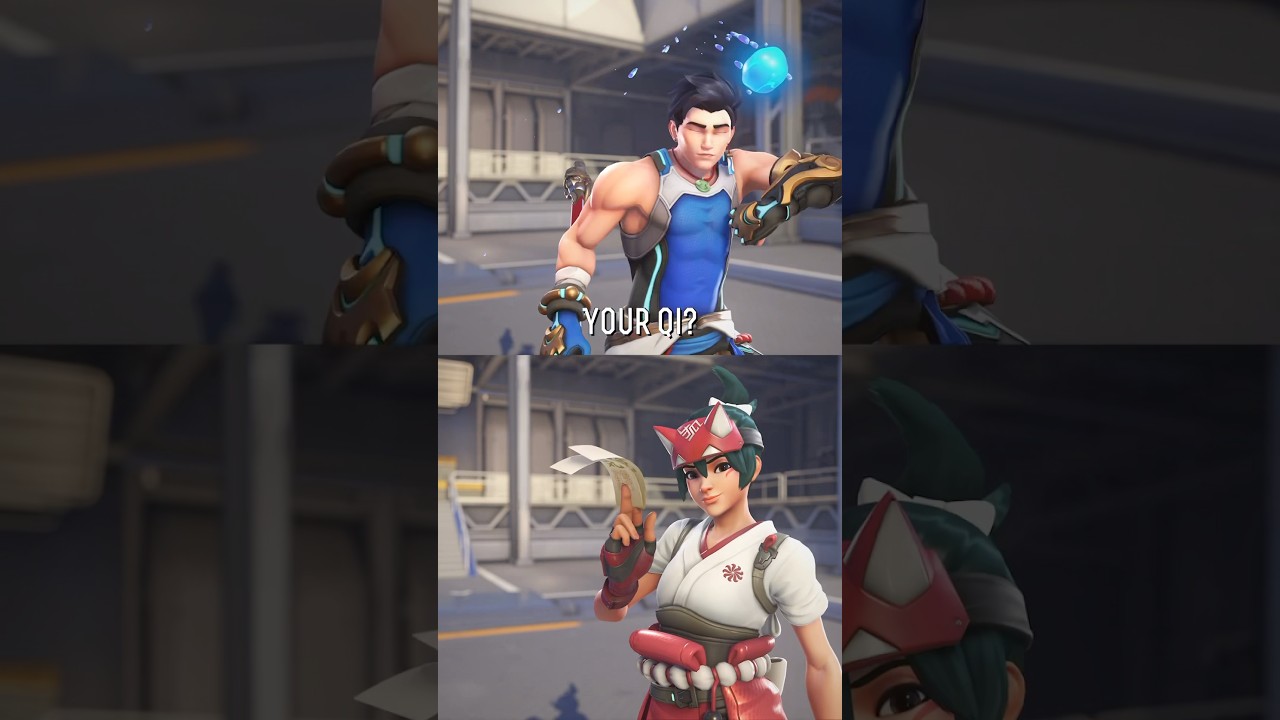 Wuyang and Kiriko interaction - Overwatch 2