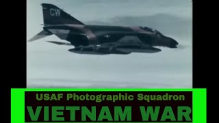 U.S. AIR FORCE PHOTOGRAPHIC SQUADRON IN VIETNAM WAR  COMBAT CAMERA AIR STRIKES  47024