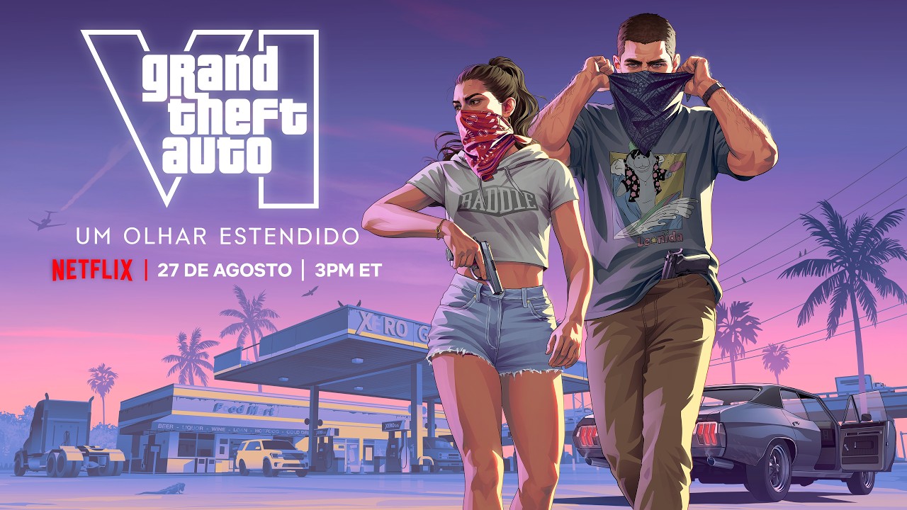 Grand Theft Auto VI Um Olhar Estendido, disponível em 27 de agosto