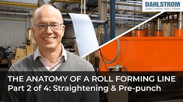 Anatomy of a Roll Forming Line - Part 2 of 4: Coil Straightening & Pre-Punch