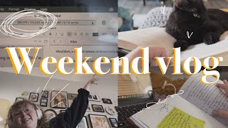 WRITING 17K IN TWO DAYS (I really dont know how) || A weekend vlog