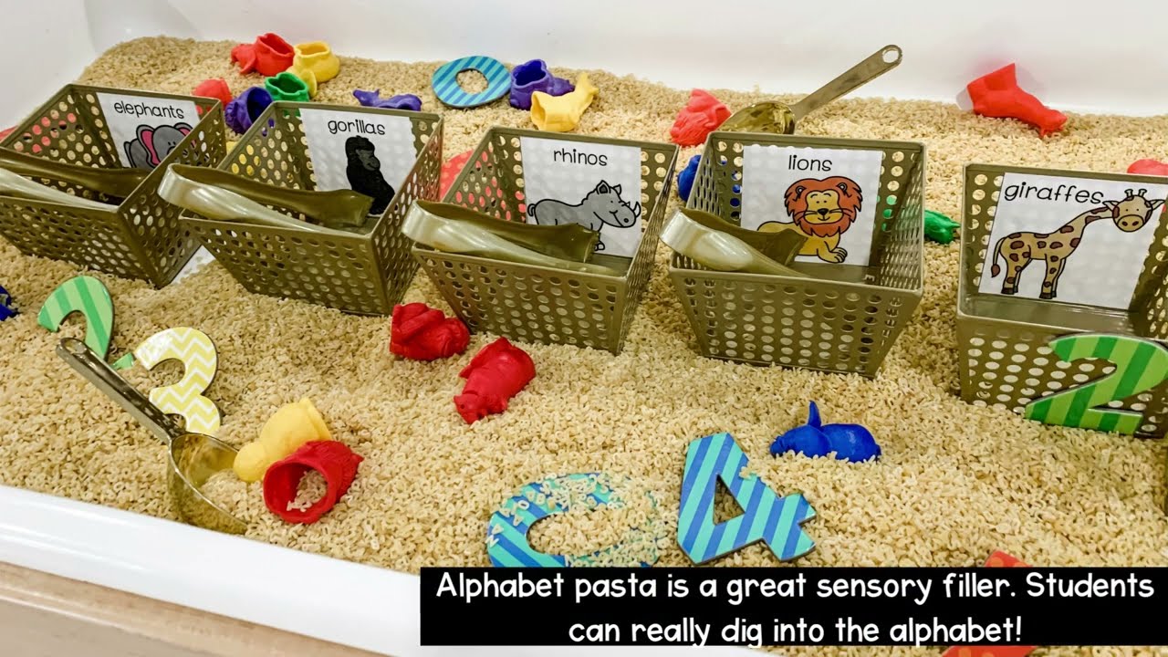 Creating a Purposeful Sensory Table Station in Kindergarten