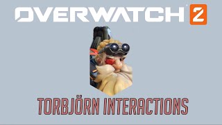 Overwatch 2 Second Closed Beta  Torbjörn Interactions + Hero Specific Eliminations