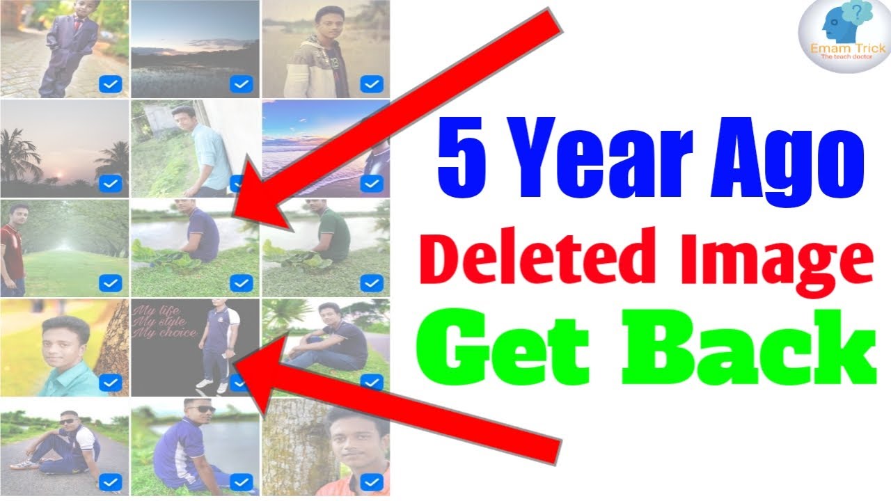 How to restore deleted photo within 1 minute.Recover