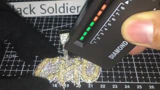Black Soldier jewelry custom name necklace 2022031602