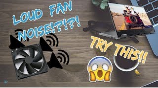 How to FIX noisy laptop fan! (Lenovo Yoga)