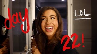 NYC VLOGMAS DAY 22: One WILD curling iron story...(watch for LOLs)