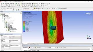 ANSYS EXPLICIT DYNAMICS - Bullet penetrating a sheet. by A Square C & D 756 views 4 years ago 7 minutes, 1 second