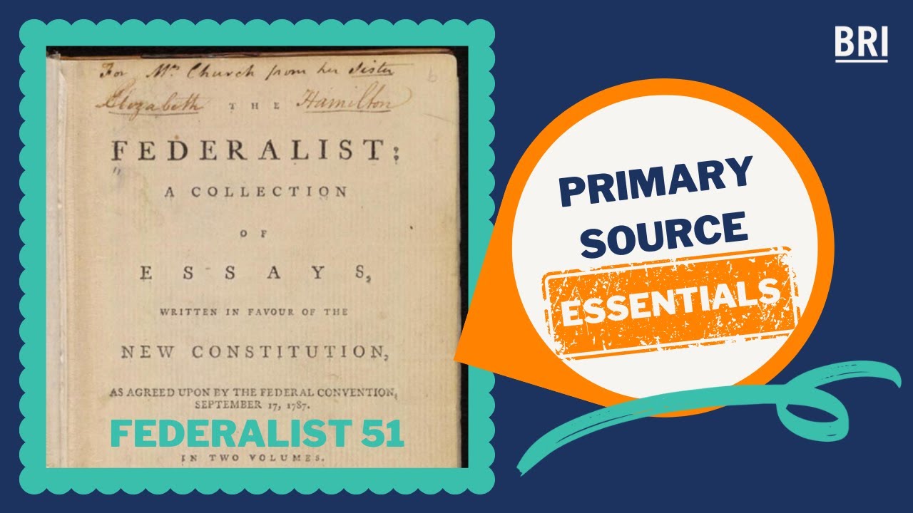 what is the thesis of federalist 51 quizlet